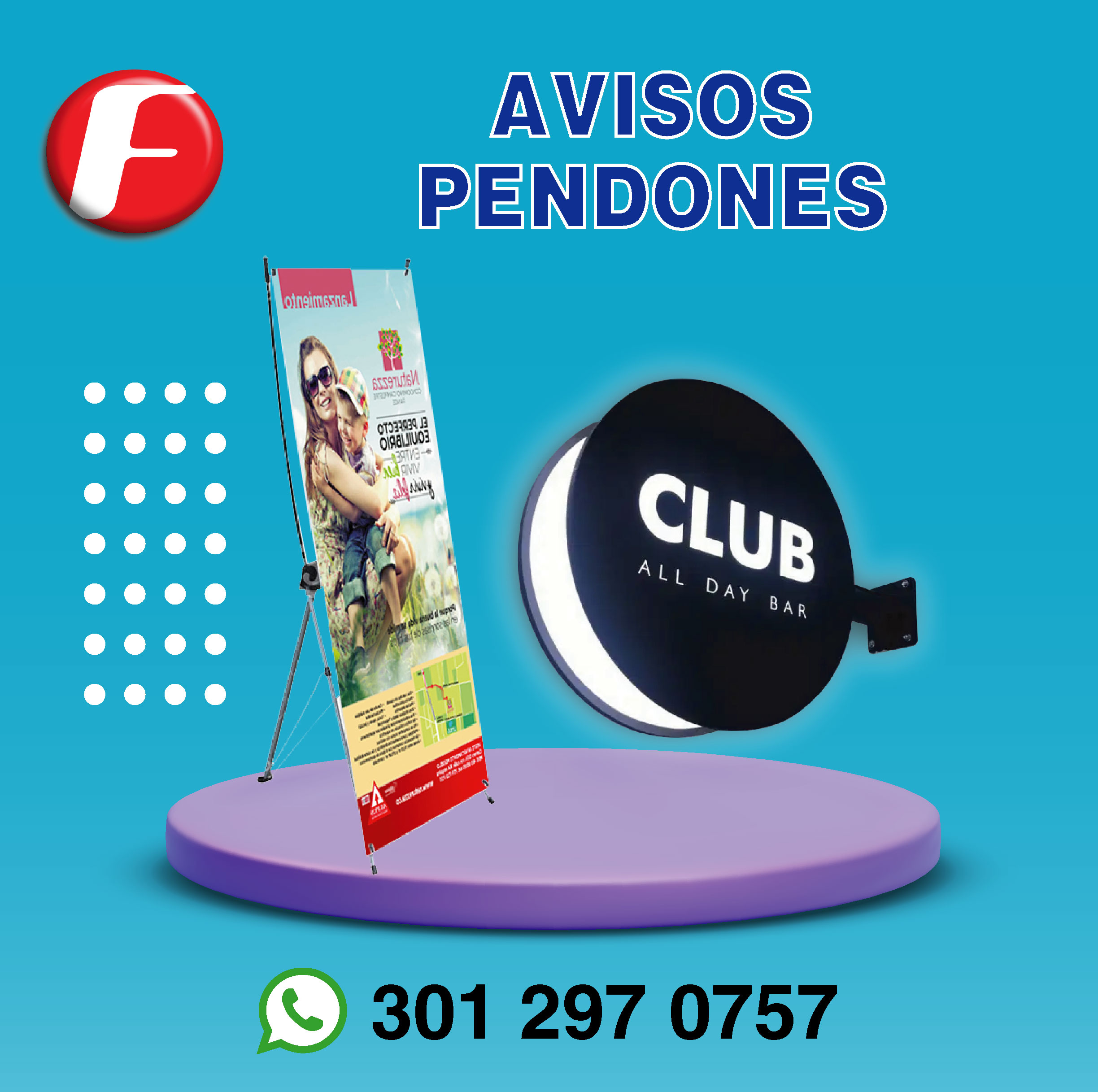 Avisos y pendones Cali